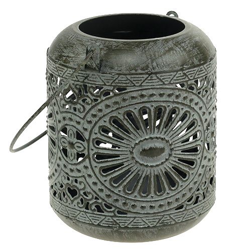 Floristik24 Wind light gray Ø9cm H11.5cm