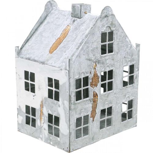 Product Light house tealight holder metal tealight house H26cm