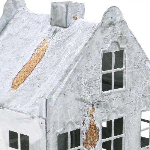 Product Light house tealight holder metal tealight house H26cm