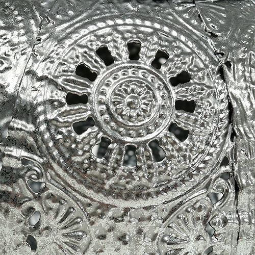 Floristik24 Lantern silver oriental Ø12cm H9cm