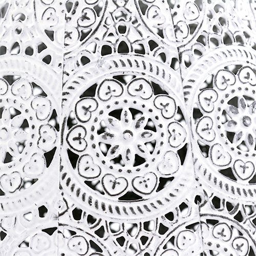 Floristik24 Lantern white Ø19cm H18.5cm