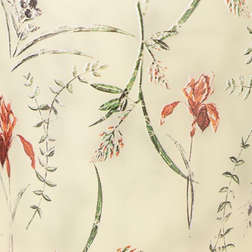 Product Decorative glass lantern with floral motif for atmospheric home accents, 8cm, 4 pieces.