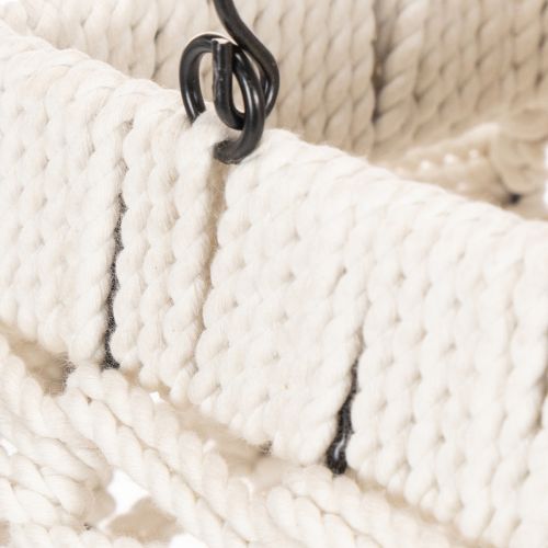 Hanging lantern, summer decoration, lantern, macramé H35.5cm W19cm | Floristik24.ie