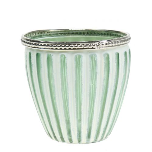 Product Lantern antique green Ø10cm H10cm