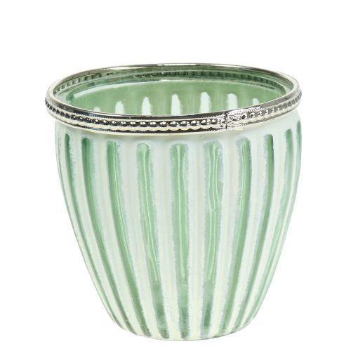 Product Lantern antique green Ø10cm H10cm
