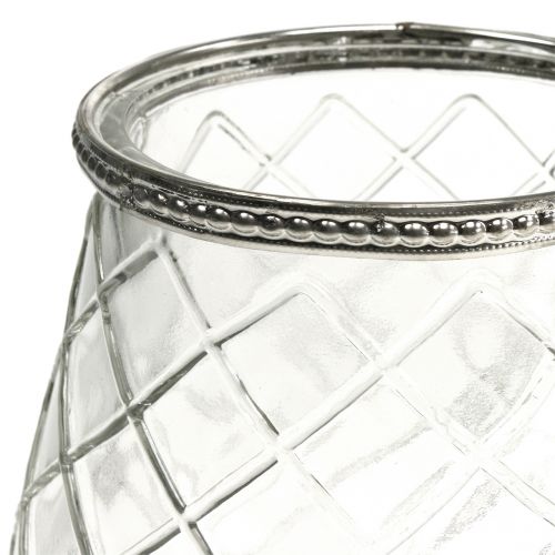 Floristik24 Lantern antique diamond Ø13cm H14cm