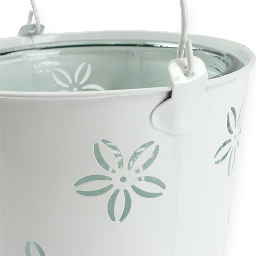 Product Lantern bucket white Ø17cm H17cm