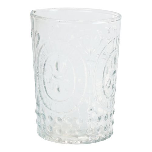 Lantern glass candle glass tealight holder glass Ø7.5cm H10cm