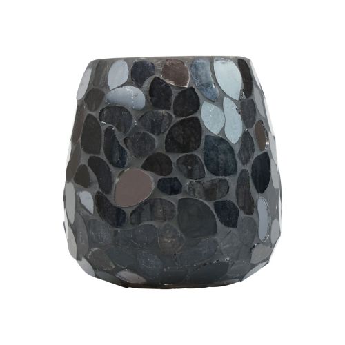 Product Lantern Christmas candle holder black Ø10cm 2pcs