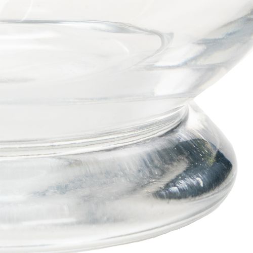 Glass candle holder/vase for atmospheric interior design with classic elegance, 25cm | Floristik24.ie