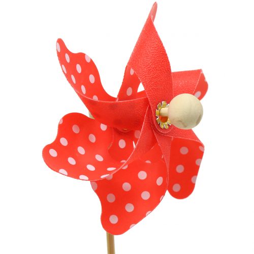 Product Windmill mini assorted colors with dots Ø8cm 12pcs