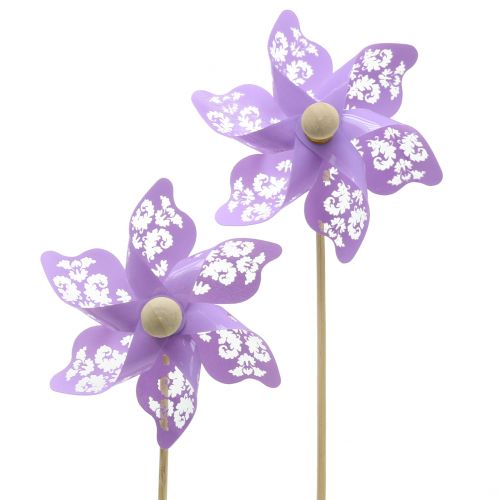 Floristik24 Windmill mini purple Ø9cm 12pcs