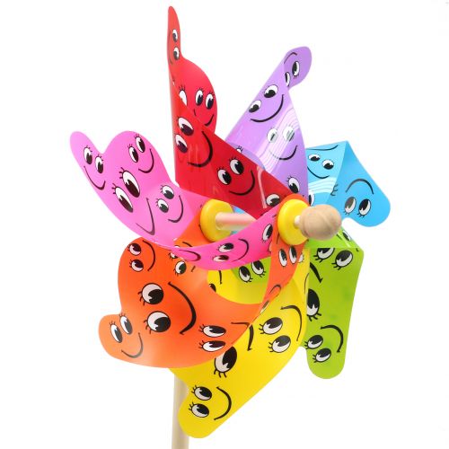 Floristik24 Colorful windmill Ø30cm