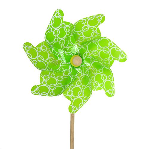 Windmill Ø30cm L 74cm green 2pcs