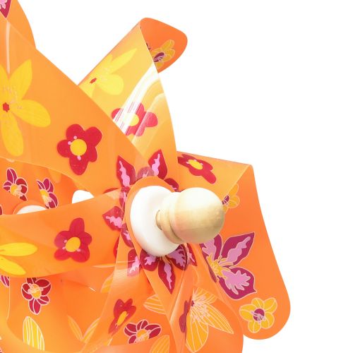 Floristik24 Windmill on stick wind turbine orange yellow pink Ø30,5cm 74cm