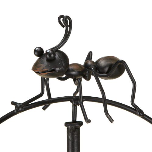 Wind chime ant decoration garden stake metal 66cm 2pcs