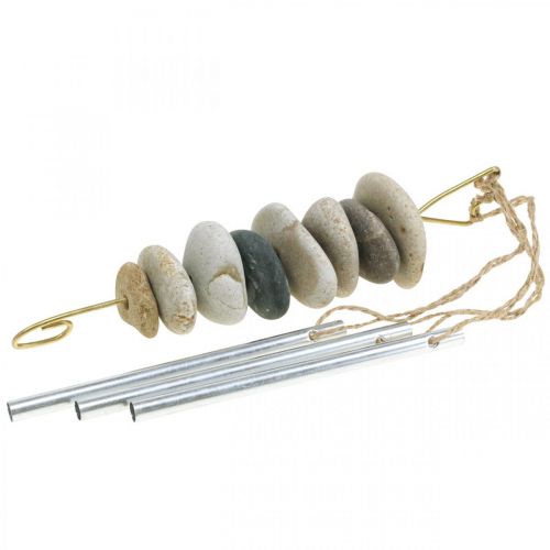 Product Wind Chime Hanger Chime Maritime with Stones H50cm