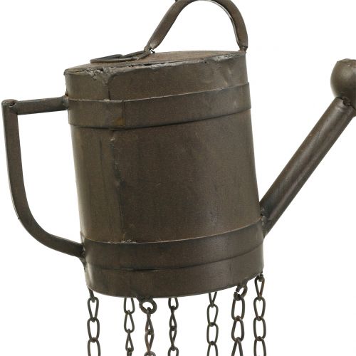 Floristik24 Wind chimes watering can for hanging dark brown 80cm