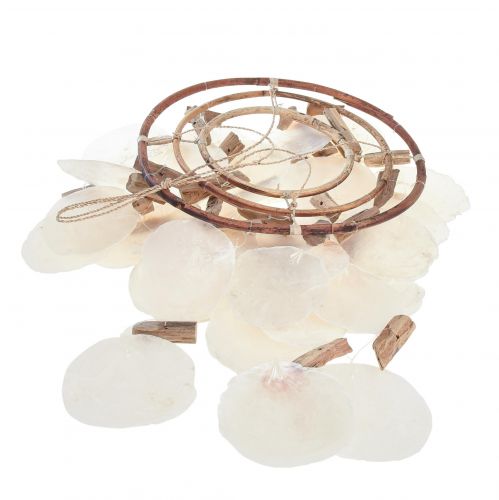Product Wind chime Capiz shell decoration Ø30cm H80cm