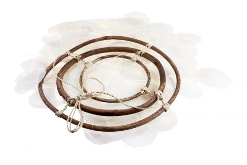 Floristik24 Wind chime maritime chime Capiz shells natural 90cm