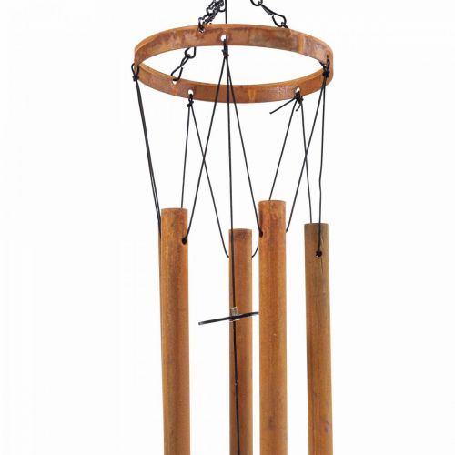 Product Wind chime chime metal garden bird patina 22.5x82cm