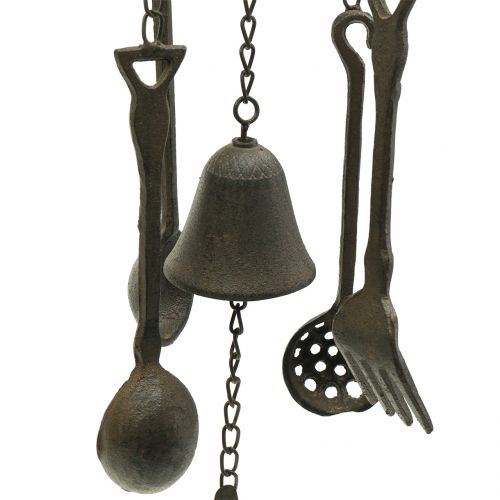 Product Wind chime to hang with kitchen utensils 75cm