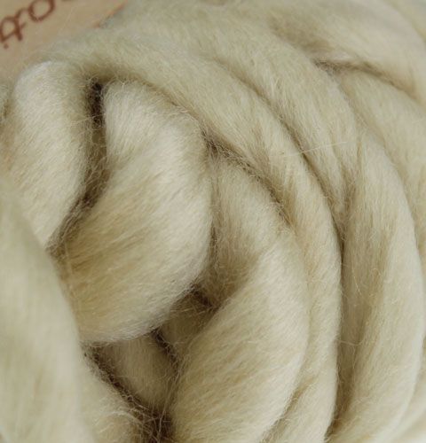 Floristik24 Wool ribbon 50g / 9m champagne