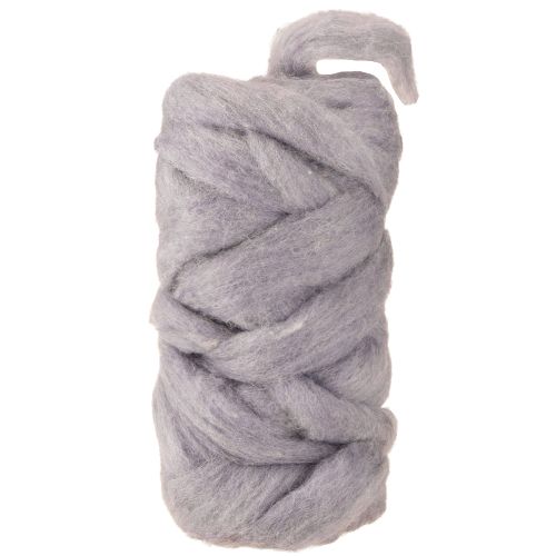 Light purple wool ribbon, 10m, decorative wool for floristry &amp; crafts