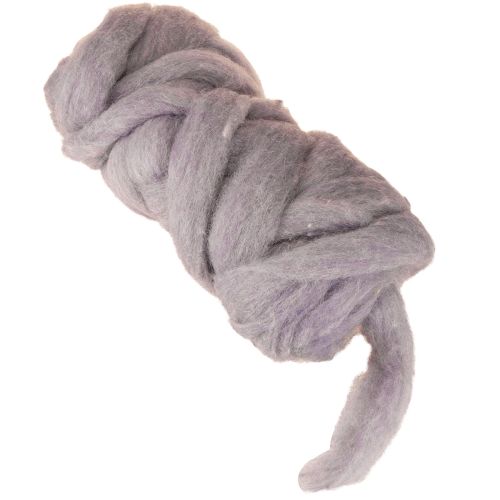 Product Light purple wool ribbon, 10m, decorative wool for floristry &amp; crafts