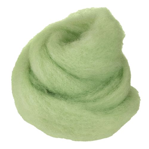 Craft wool, decorative wool for diverse creative ideas and handicraft projects, 2m light green
