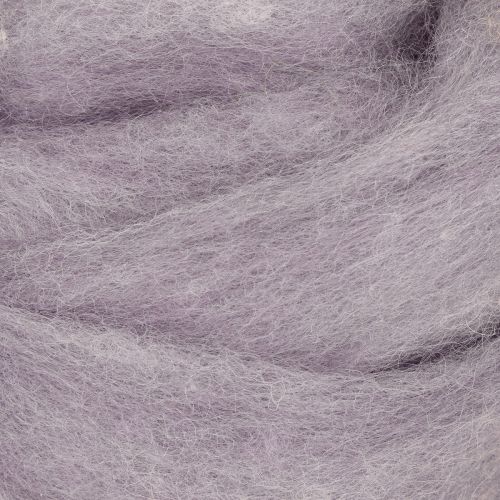 Product Decorative wool, light purple, 2m felted wool for crafts &amp; floristry
