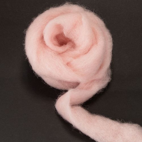 Product Decorative wool pink 2m felted wool for crafts &amp; floristry