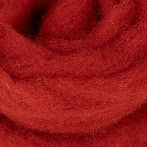 Product Decorative wool red 2m felt wool for floristry, decoration and crafting