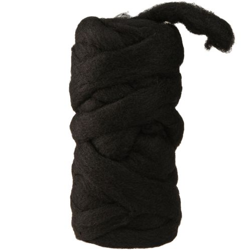 Wool Lunte Lunte Waterproof Wool Colorfast Black 10m