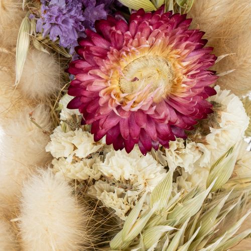 Product Dried flower wreath, festive table decoration for special occasions and seasons, 25cm