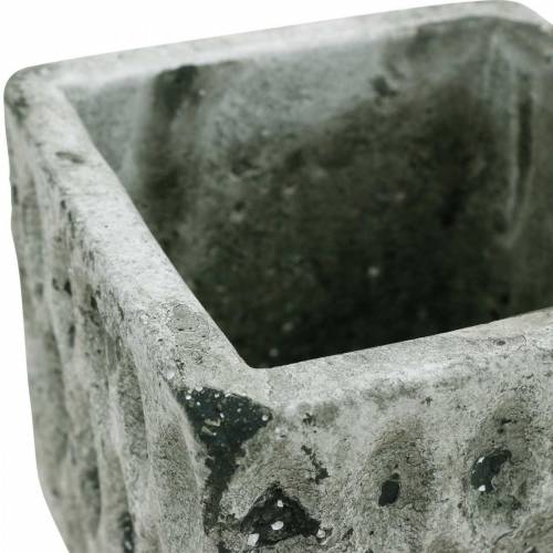 Floristik24 Plant pot, ceramic vessel, table decoration antique look H8cm 4pcs