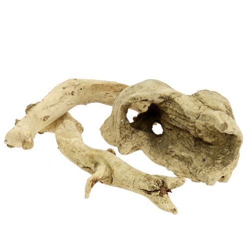 Floristik24 Wood pieces mix bleached 500g