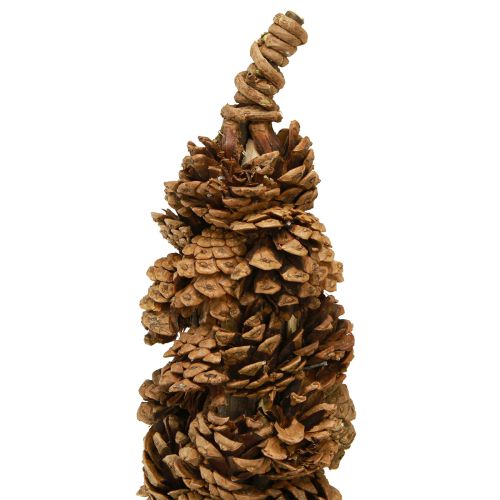 Floristik24 Cone table Christmas tree, cone tree, natural, 16×60cm