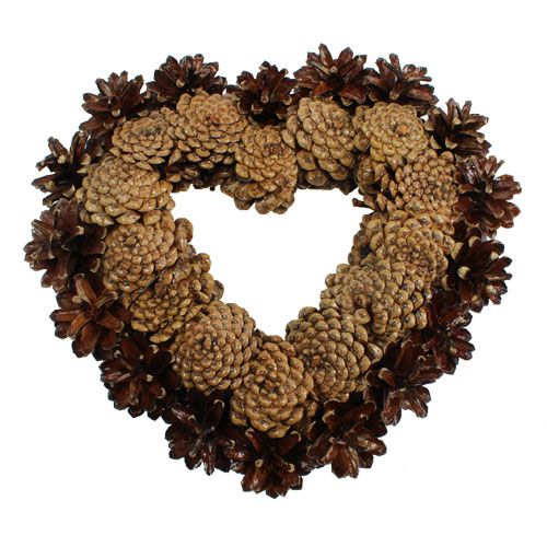 Product Painted cone heart Ø25cm