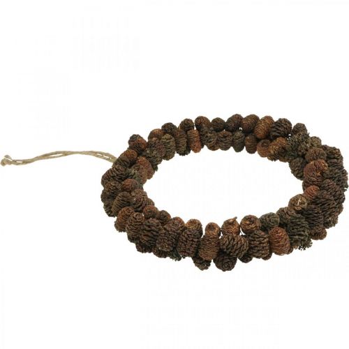 Product Cone wreath alder cone decorative wreath to hang nature Ø25cm