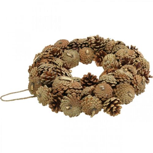 Product Pine cone wreath to hang nature Ø35cm