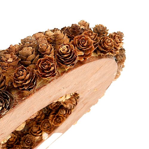 Floristik24 Cone wreath made of alder cones Ø27cm natural