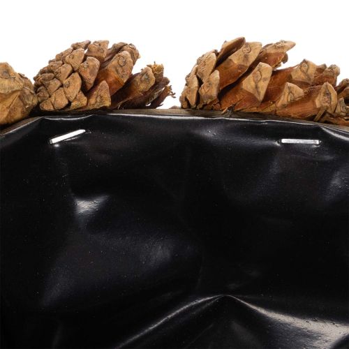Oval pine cone planter, 30cm