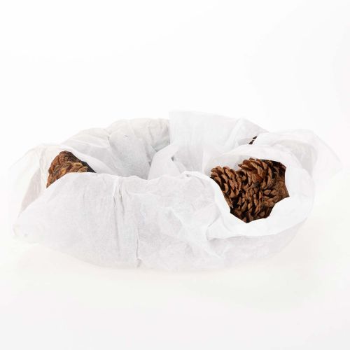 Oval pine cone planter, 30cm