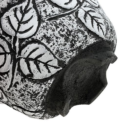 Floristik24 Cement bowl round Ø30cm leaf