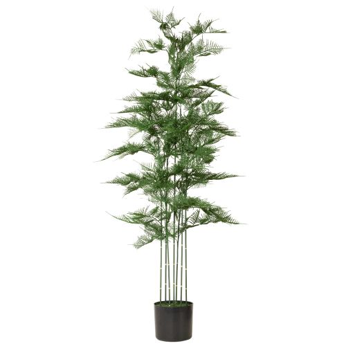 Artificial bamboo tree, green, 132 cm, houseplant | Floristik24.ie