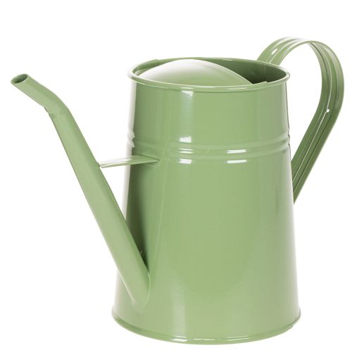 Vintage metal indoor watering can, mint green, 1.7L, decorative vase, retro design, H23cm buy online | Floristik24.ie