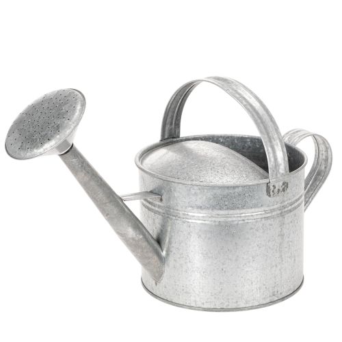Vintage zinc watering can, 27cm - planter for garden and patio, metal flower pot buy online | Floristik24.ie