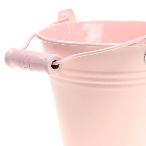 Floristik24 Zinc bucket assortment pastel colors Ø10cm H8cm 10p