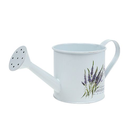 Zinc watering can Ø10.5cm H10cm with lavender